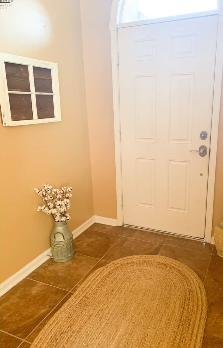 Entry way with rug