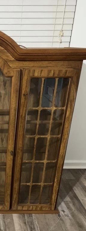Repurposed Hutch Top Faux Door