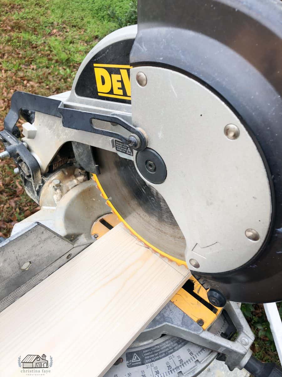 Cutting the Wood for the Top