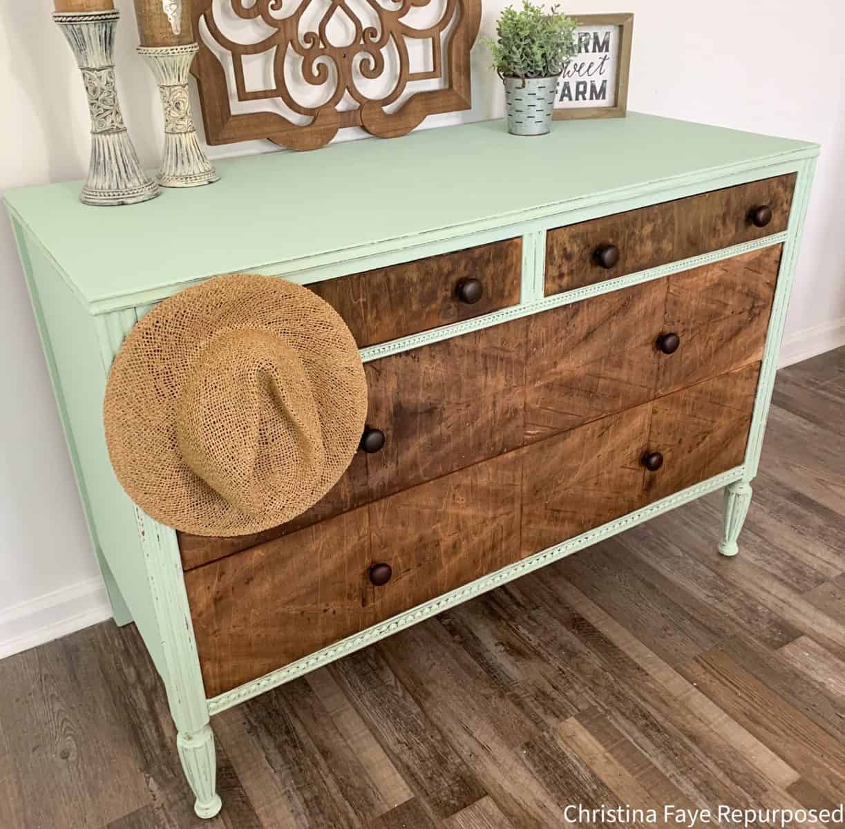 Side View of Dresser