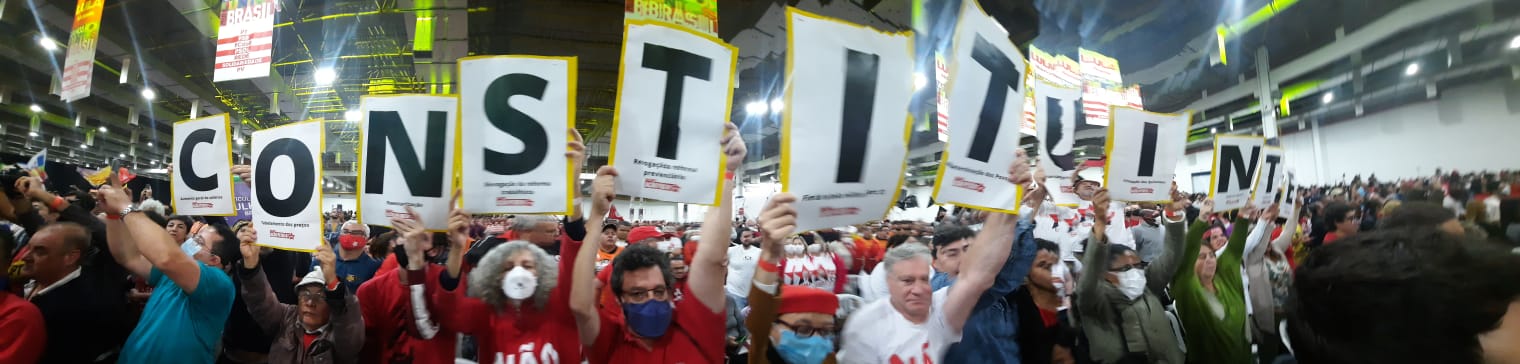 Presença do DAP no lançamento de Lula Presidente, dia 7 de maio