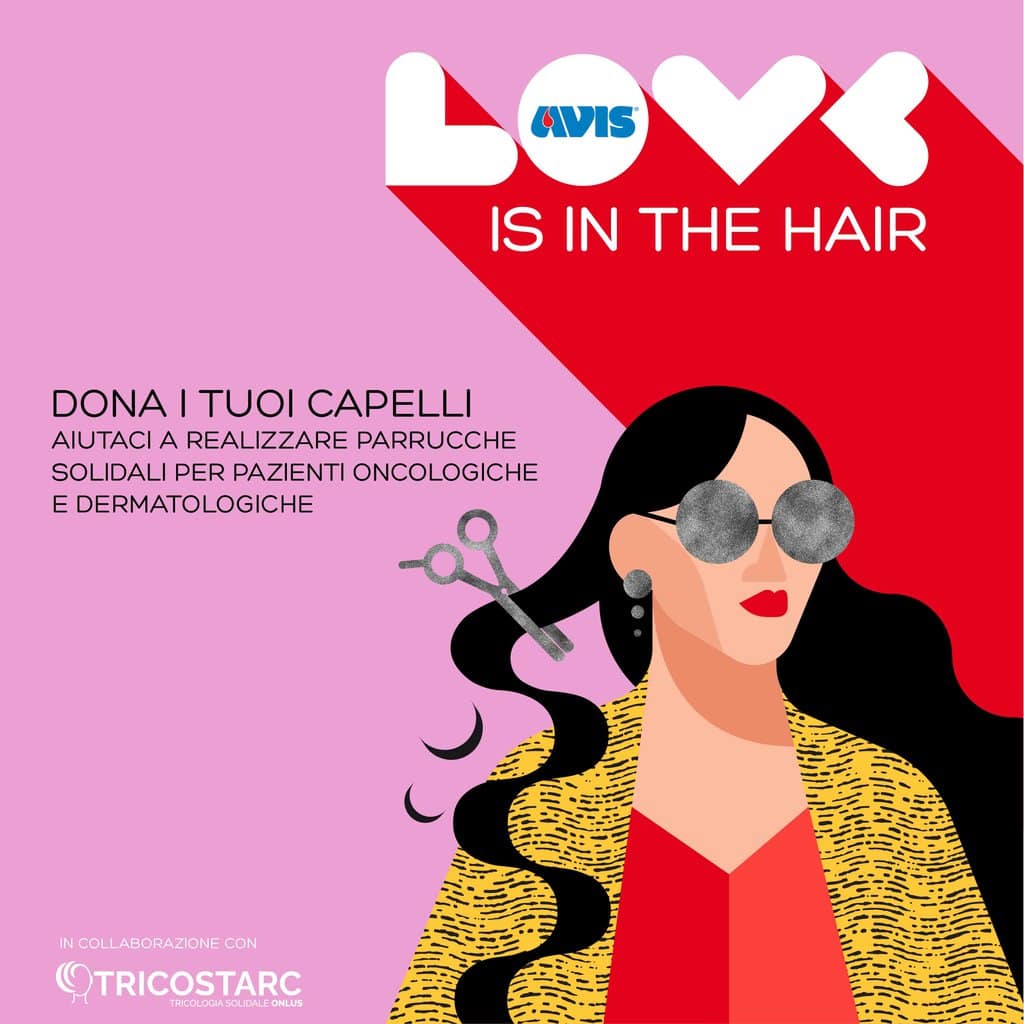 Love is in the Hair, il progetto sulla donazione dei capelli AVIS