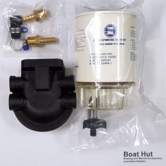 MARINE WATER SEPARATOR FUEL FILTER KIT Mercury 35604941 Racor S3213 S3220