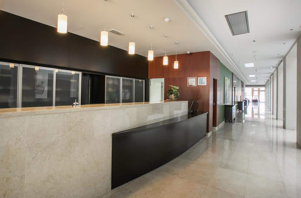 reception area of the hotel