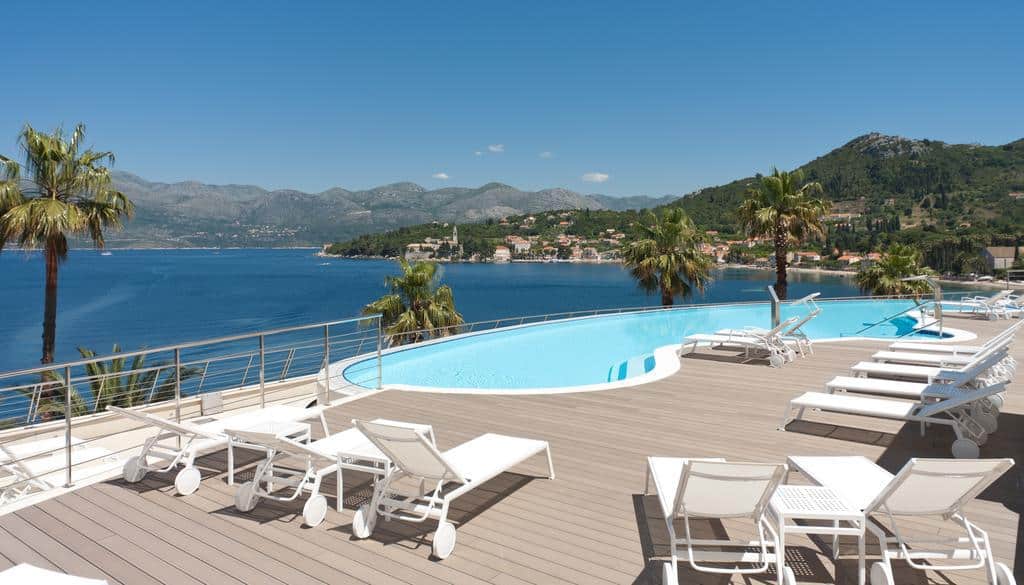 lafodia sea resort outdoor pool and sunbeds