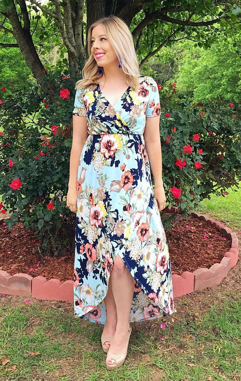 long spring floral dresses