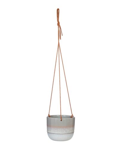 CZQ024 B Mojave Grey Hanging Planter