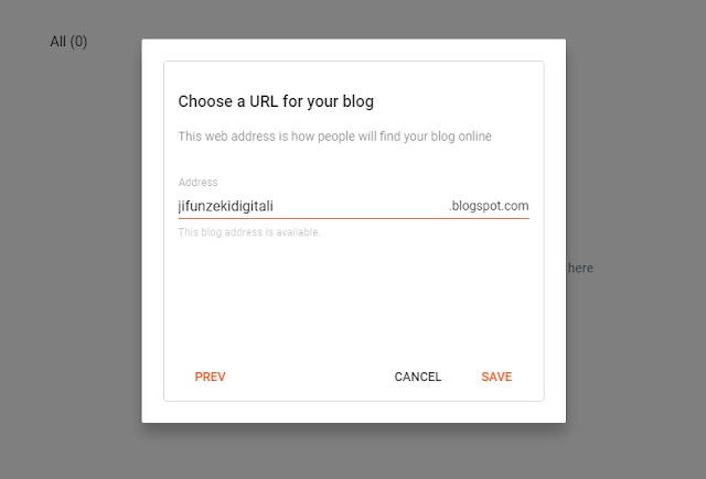 Blogger URL