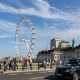 view of the london eye london uk