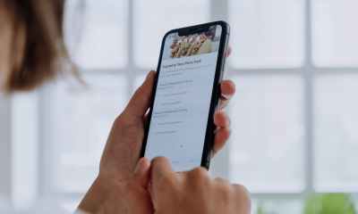 person holding black android smartphone