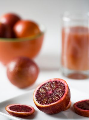 blood orange gastrique