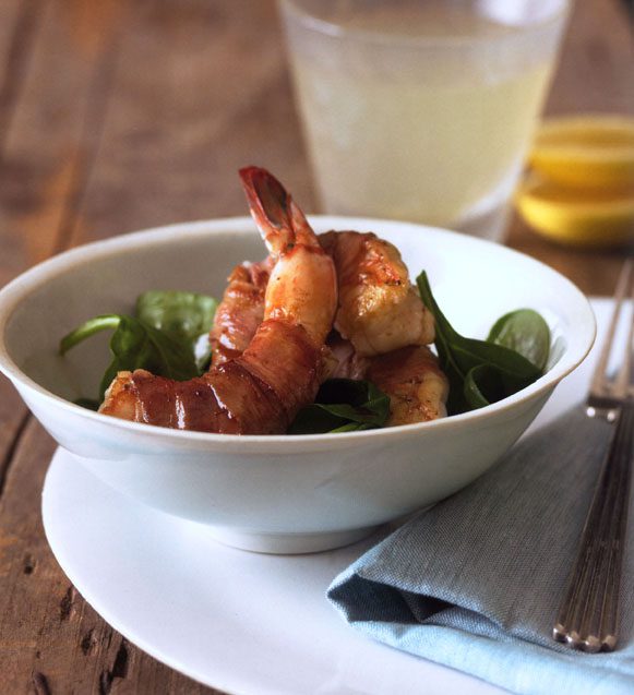 cognac shrimp or scallops