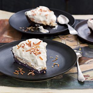 coconut rum cream pie