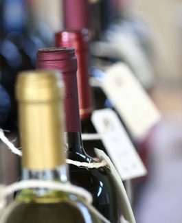 wine bottles