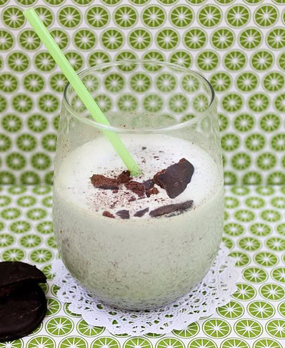 thin mint milkshake