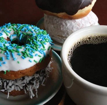 coffee and doughnuts
