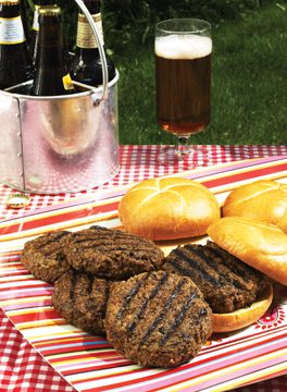 blonde ale burger