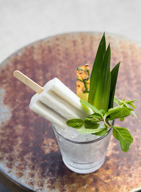 Piña Colada Popsicles