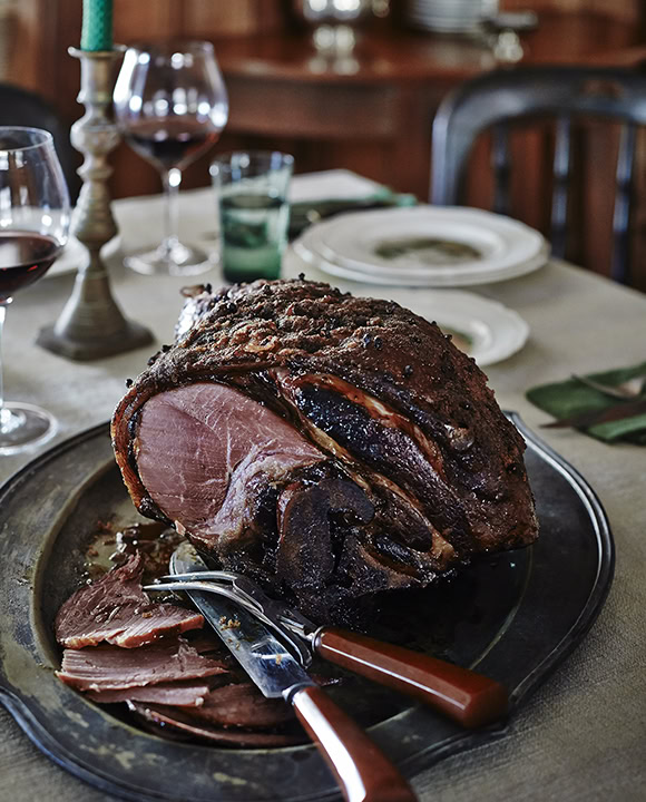 sweet tea-brined ham
