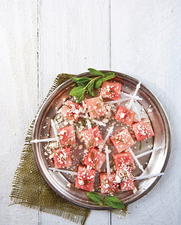 IPA watermelon skewers