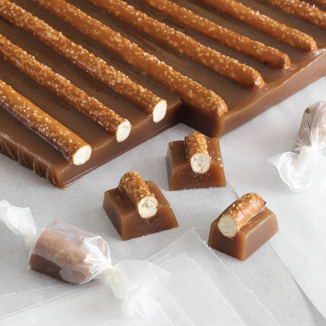 pretzel caramels