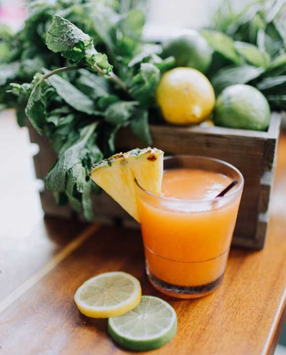 passion fruit frosé