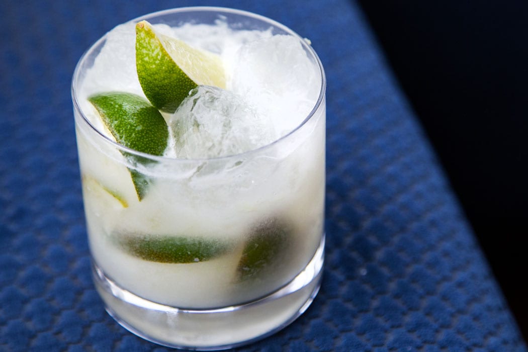 coconut caipirinha