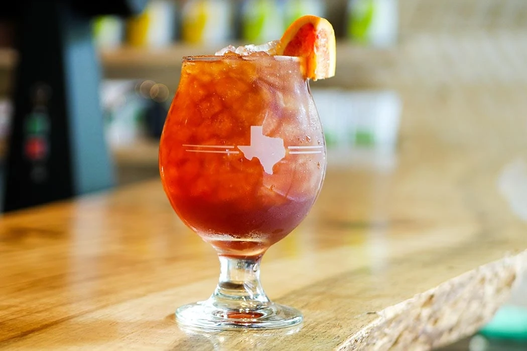 sparkling cold-brew negroni