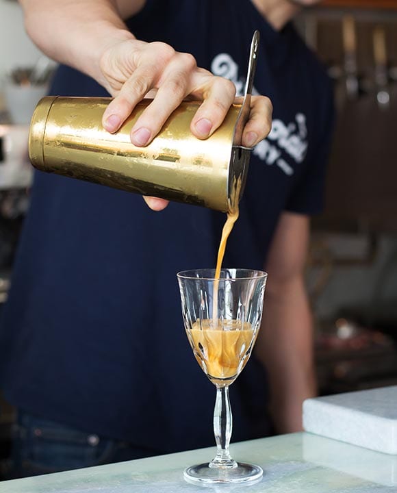 boozy shakerato