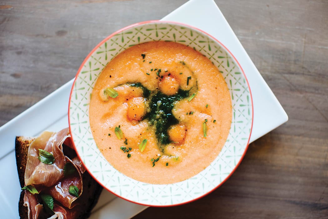 Melon and Muscat Soup
