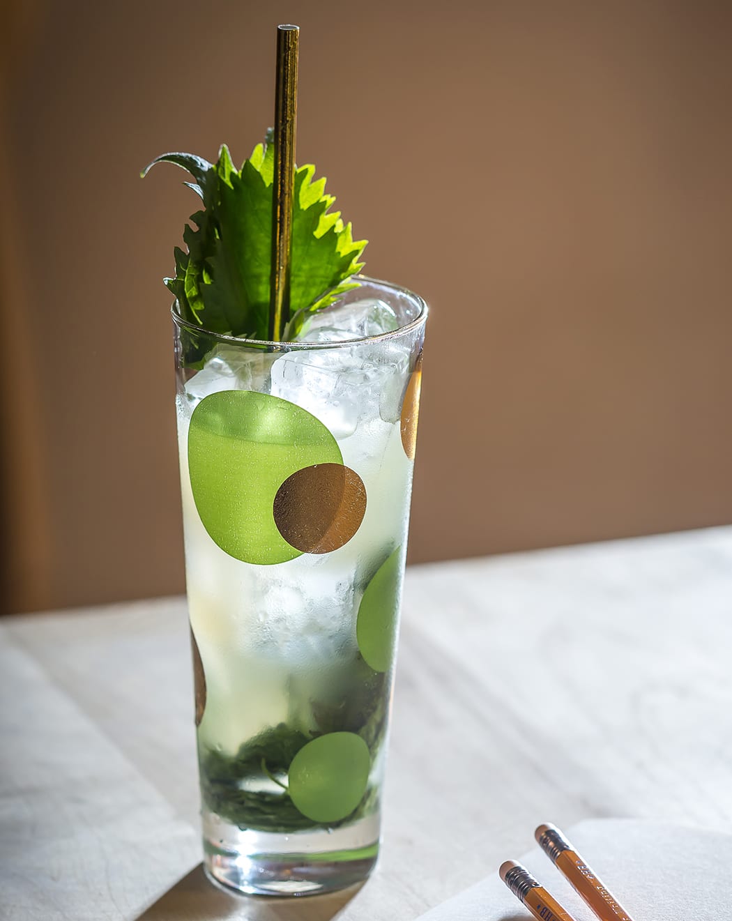 Sake Mojito cocktails