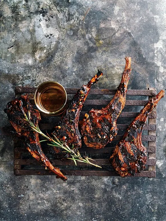 drunken lamb chops