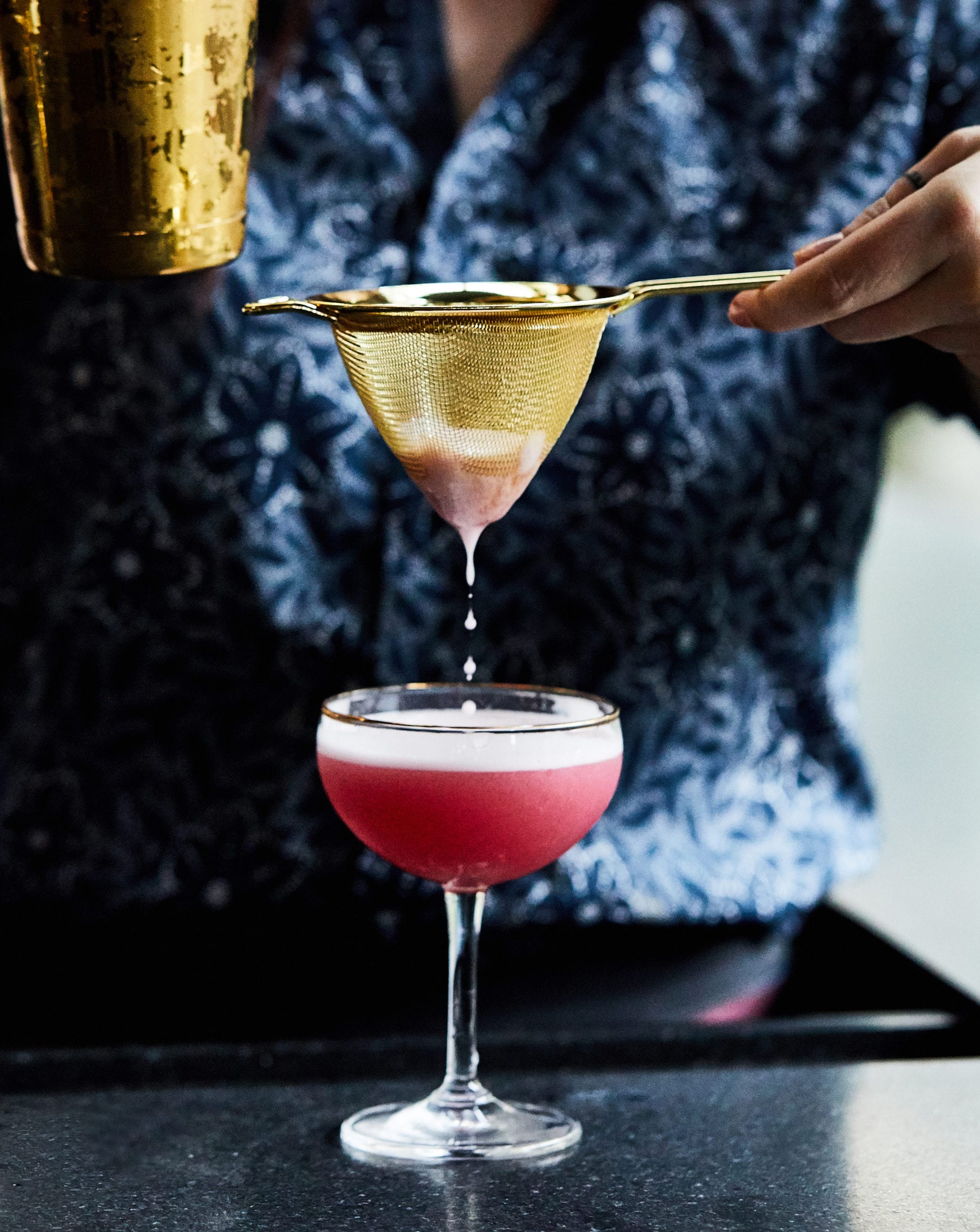 Top Cocktails of 2018 hibiscus sakura cocktail