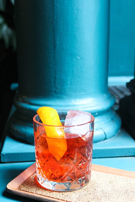 Rum Tea Negroni