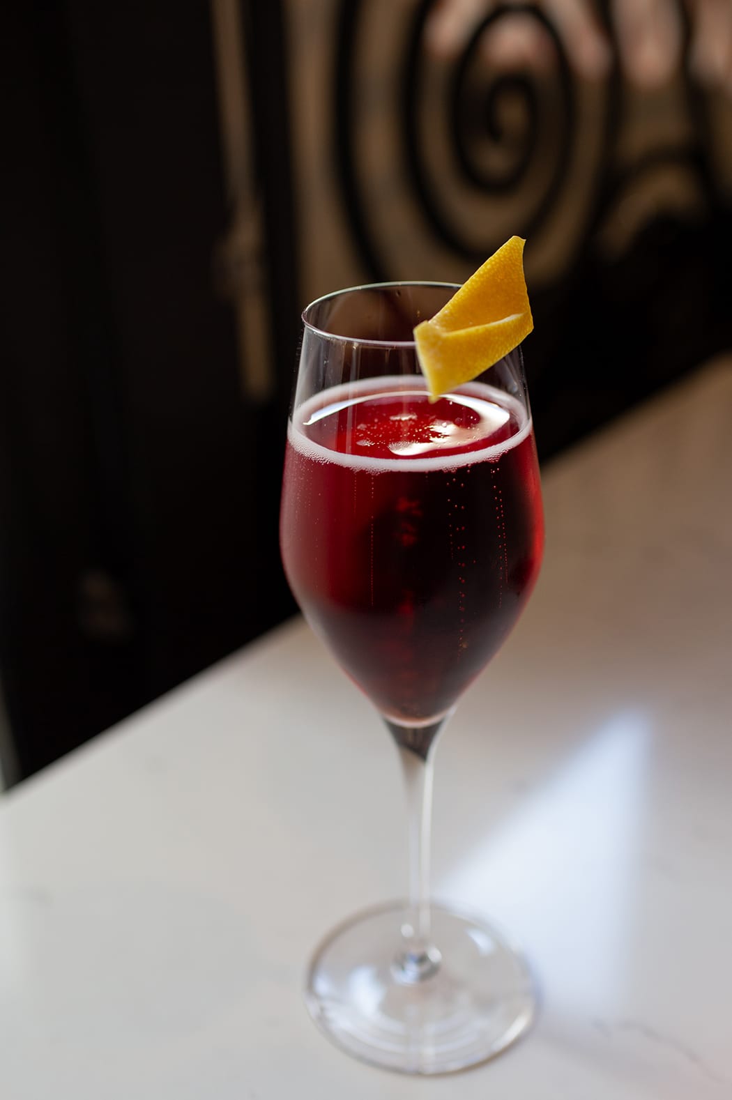 Lambrusco cocktail