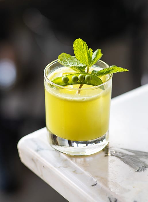 Snap Pea Garden Party Cocktail