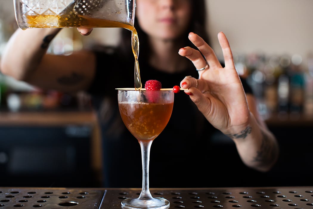 whisky stirred cocktail