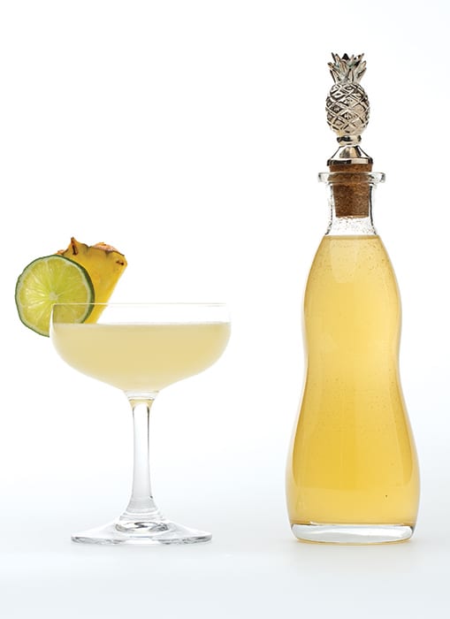diy pineapple-coconut rum