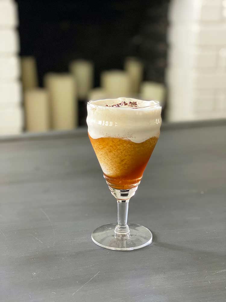 Garden Bar Frozen Irish coffee