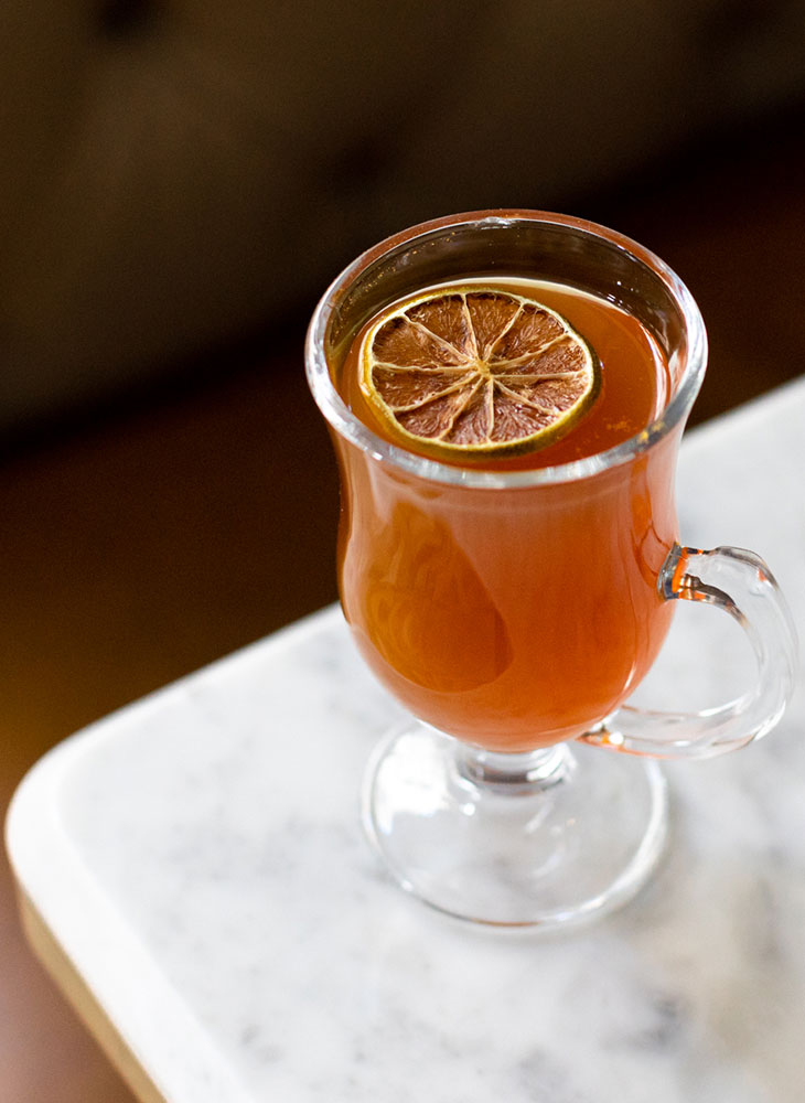 Hot Pimm's Cup hot classic cocktails