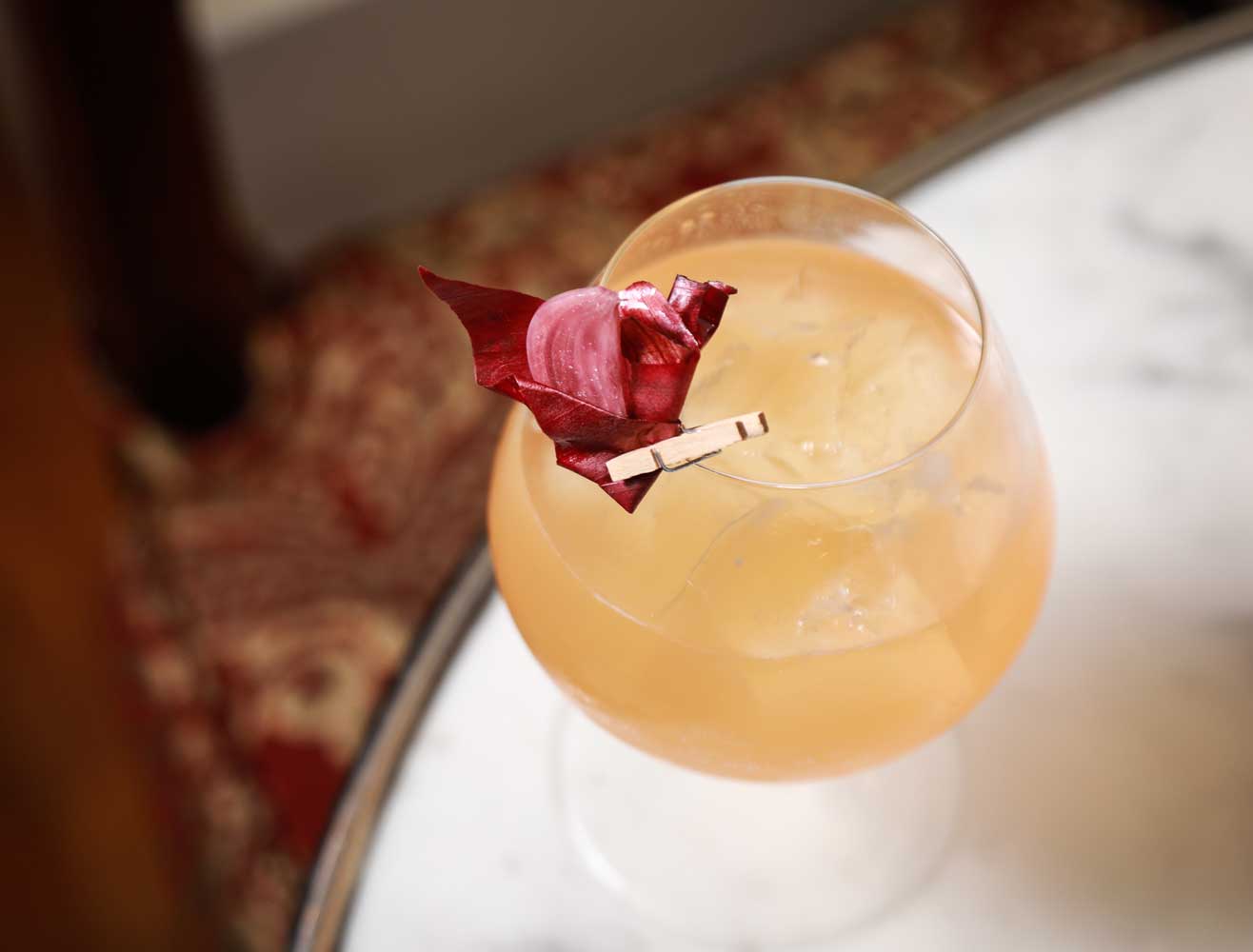 Big Bar Red Zeppelin red onion cocktail