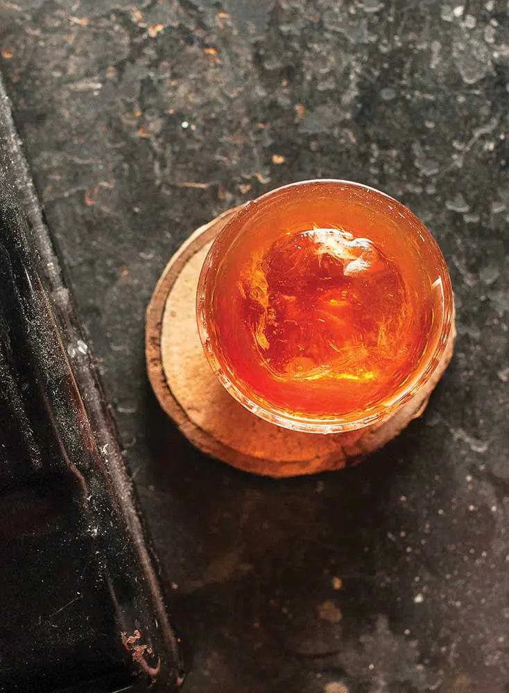 Stargazing with Galileo bourbon cocktail
