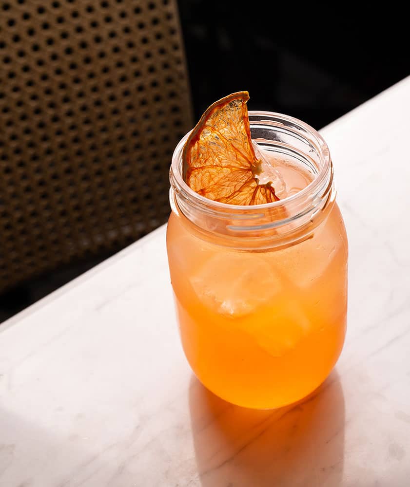 Sunset Vibes grapefruit vodka cocktail Chez Nick