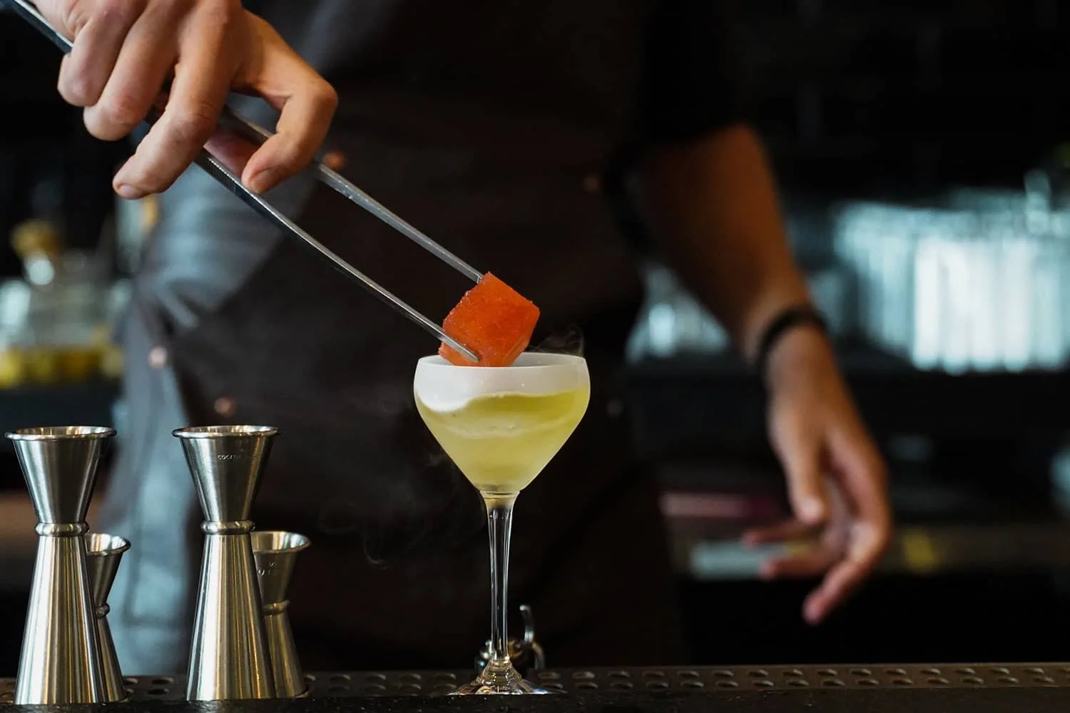 Miami Vice Milk Punch weekend project cocktail
