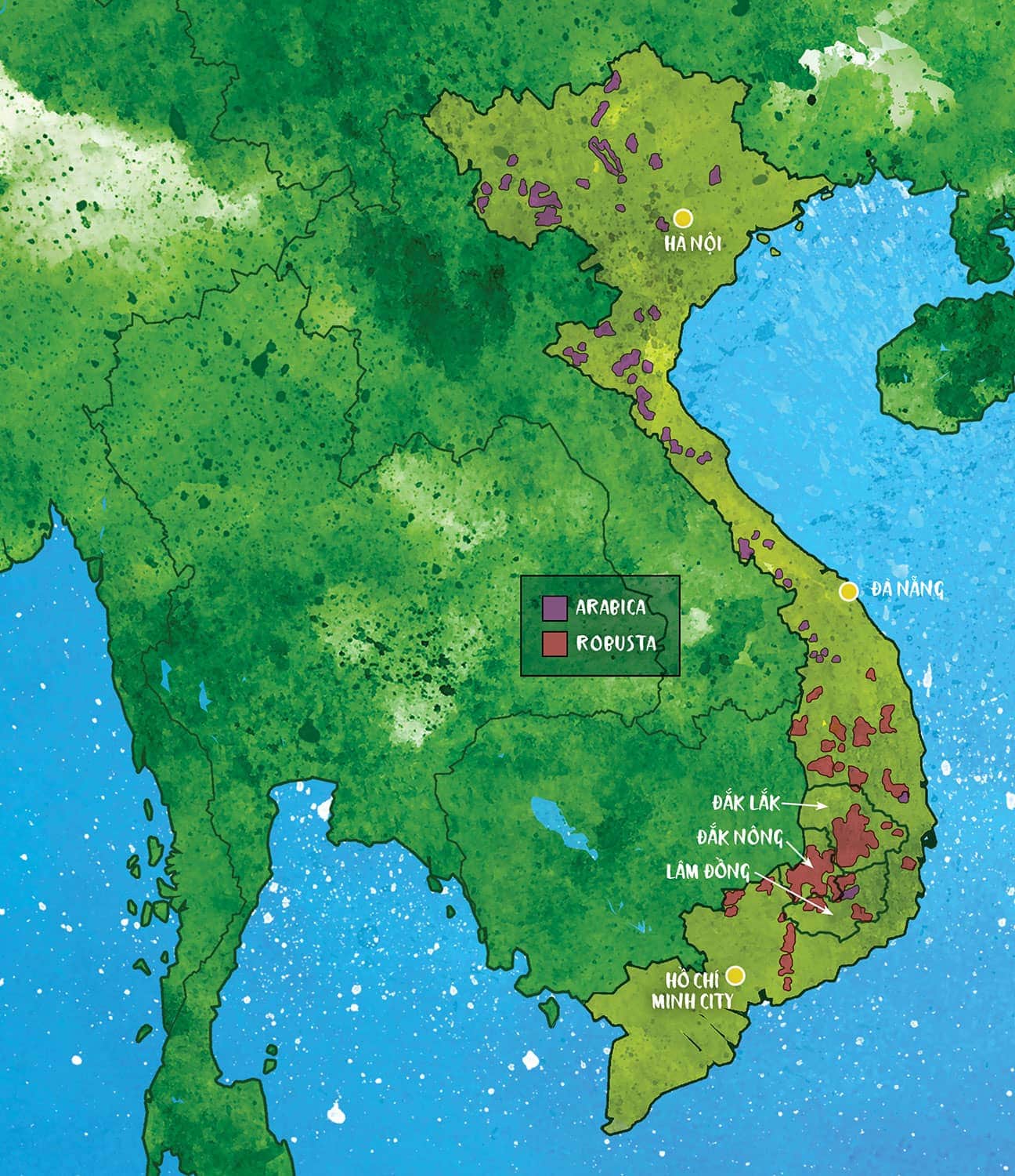 Vietnam map
