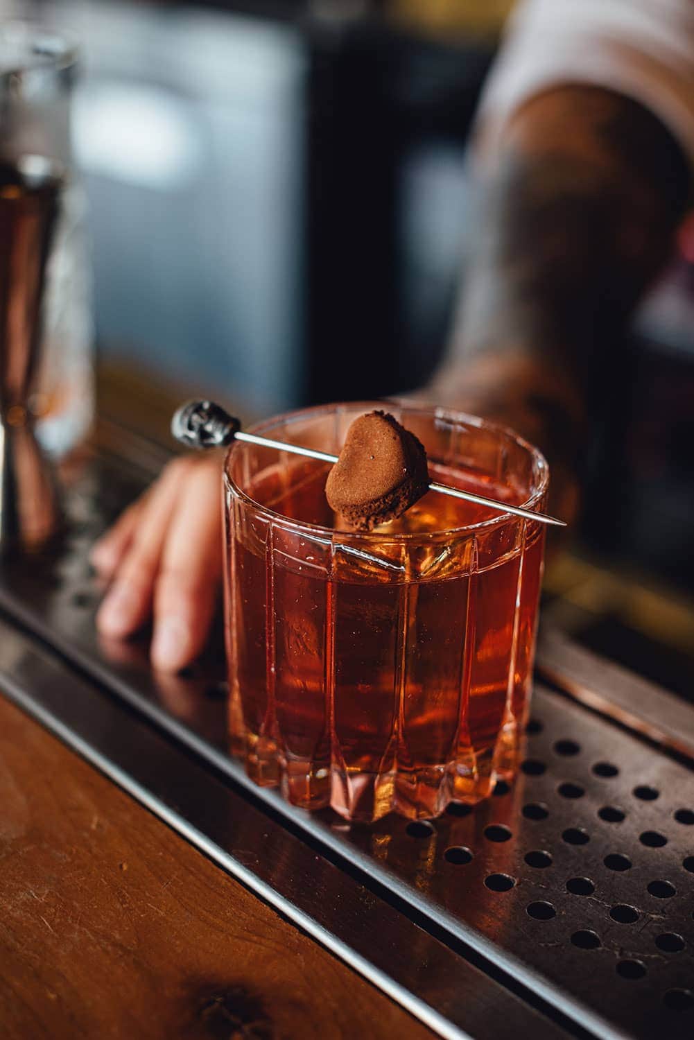 strawberry negroni weekend project cocktail