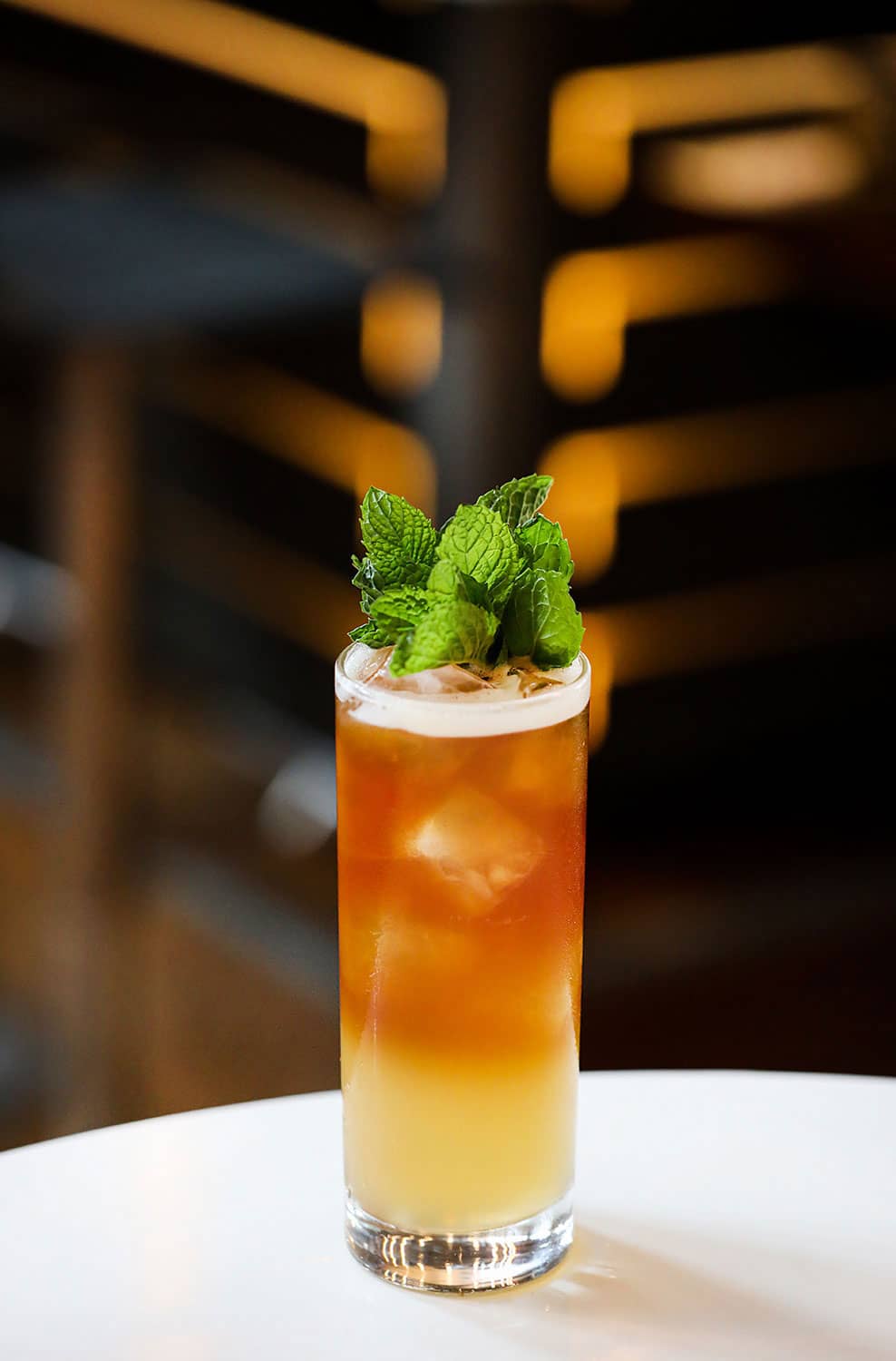 peach mint Arnold Palmer
