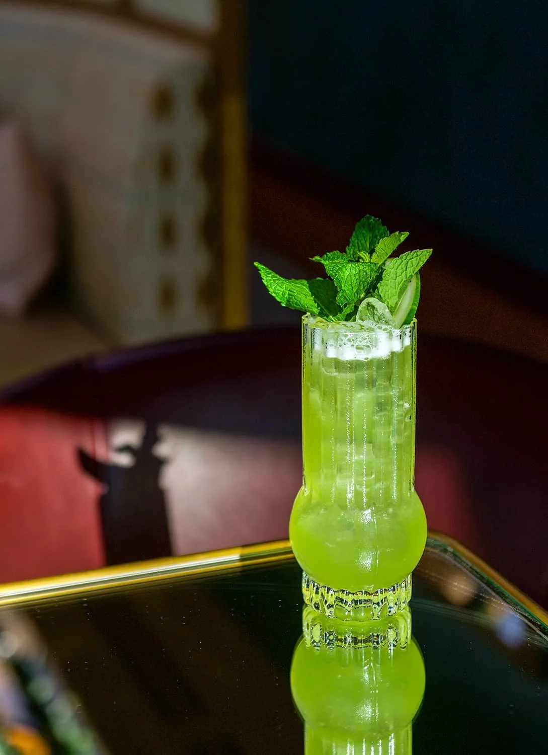 She Only Wears Green gin cocktail from Cleveland's Jaja