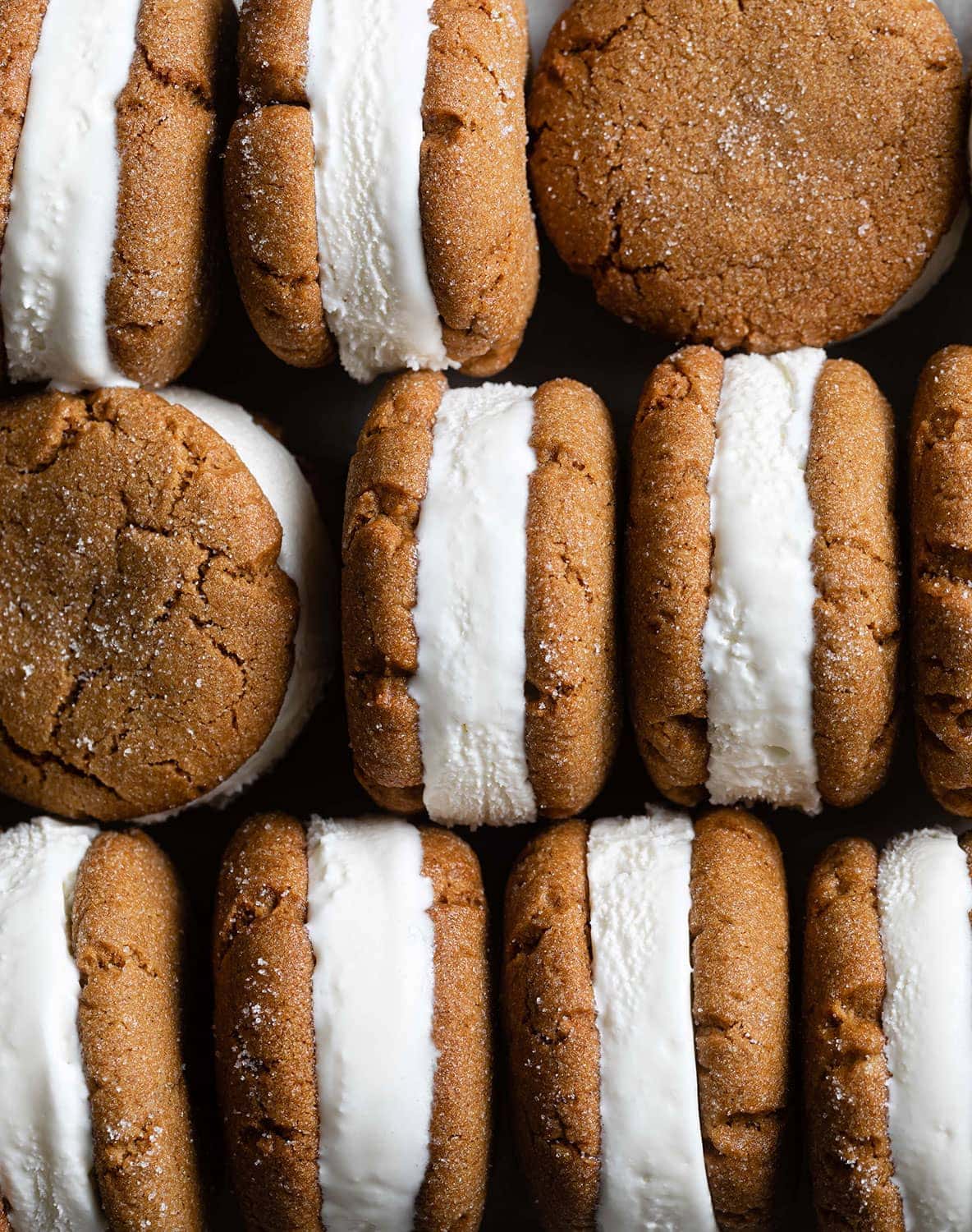 Molasses Ice Cream Sandwiches
