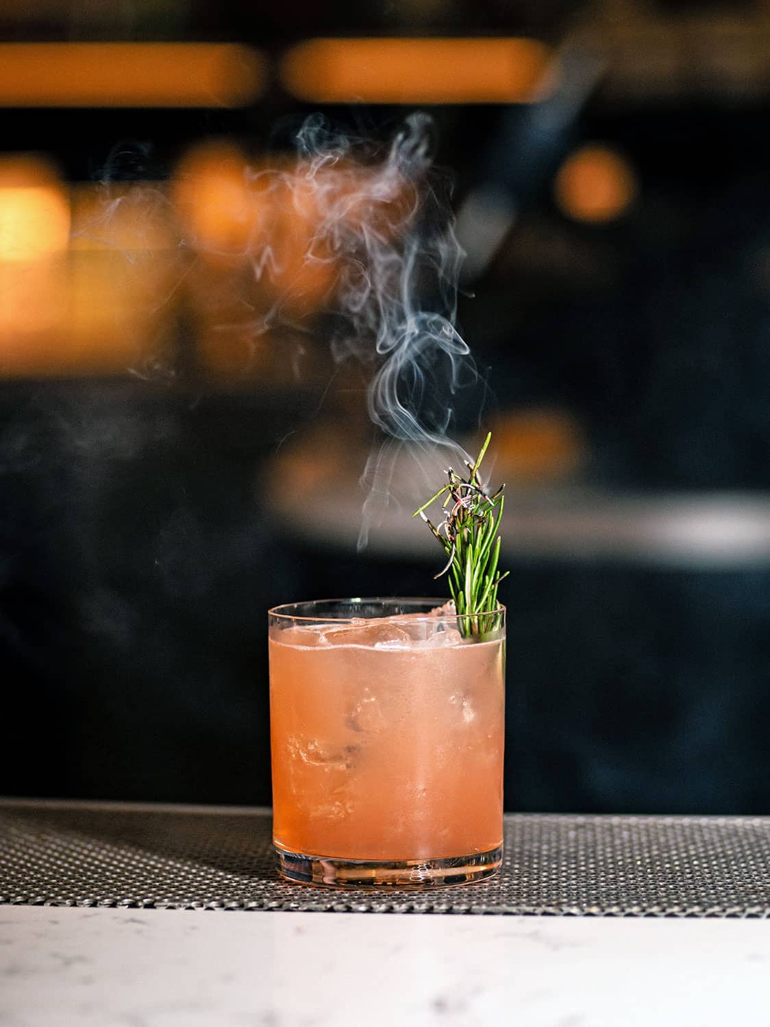 Oaxacan on Broken Glass mezcal and chile cocktail